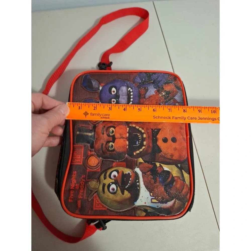 2017 Five Nights At Freddy's Insulated Lunch Bag Box Zipper Handle Bag